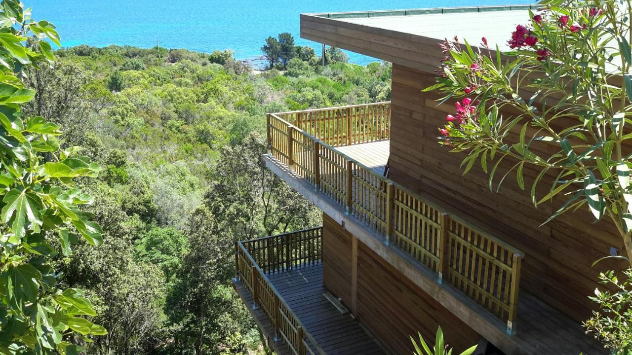 Villa L'Alpana En Bois Vue Mer A 180 Degres Sari-Solenzara Luaran gambar